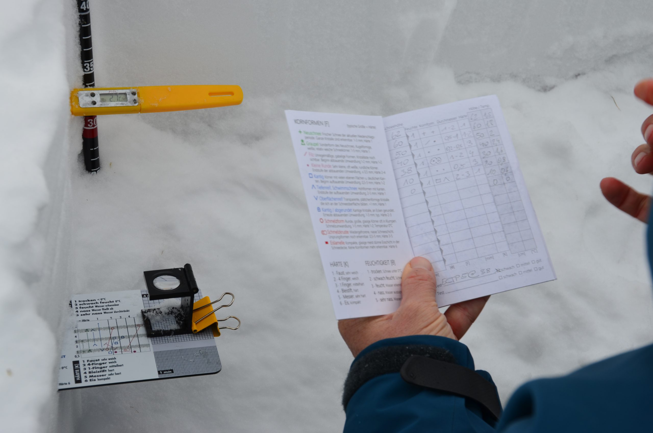 Praxistipps für das Graben eines Schneeprofils – Teil 1/2