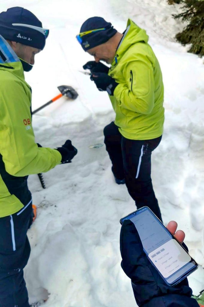 Das von LO.LA Alpine Safety Management entwickelte Entscheidungs-Unterstützungs-System wird im Feld angewandt | LO.LA Alpine Safety Management