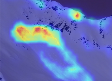 Heatmap Schneebrettlawine | © LO.LA