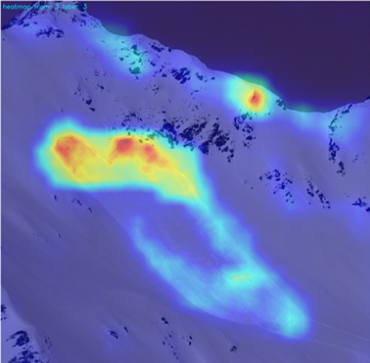 Heatmap Schneebrettlawine | © LO.LA